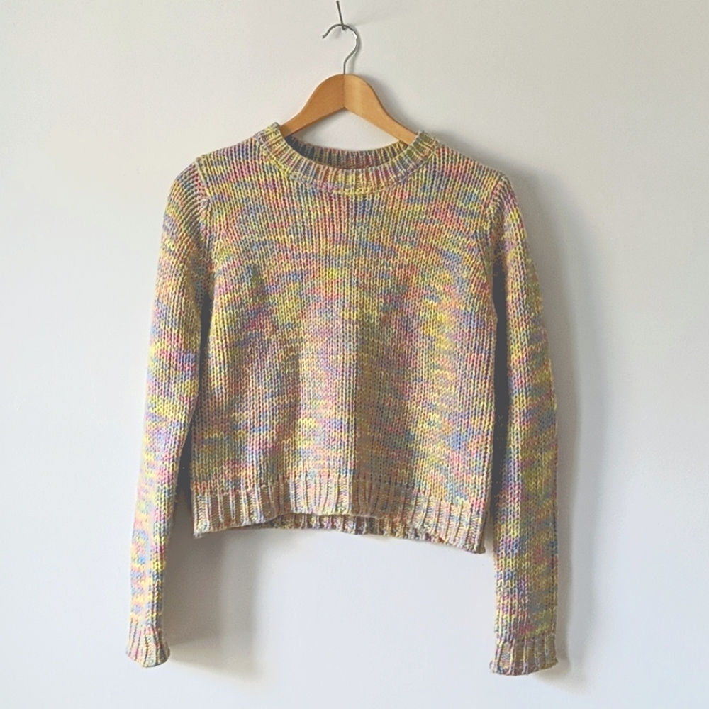 Cropped Pastel Sweater